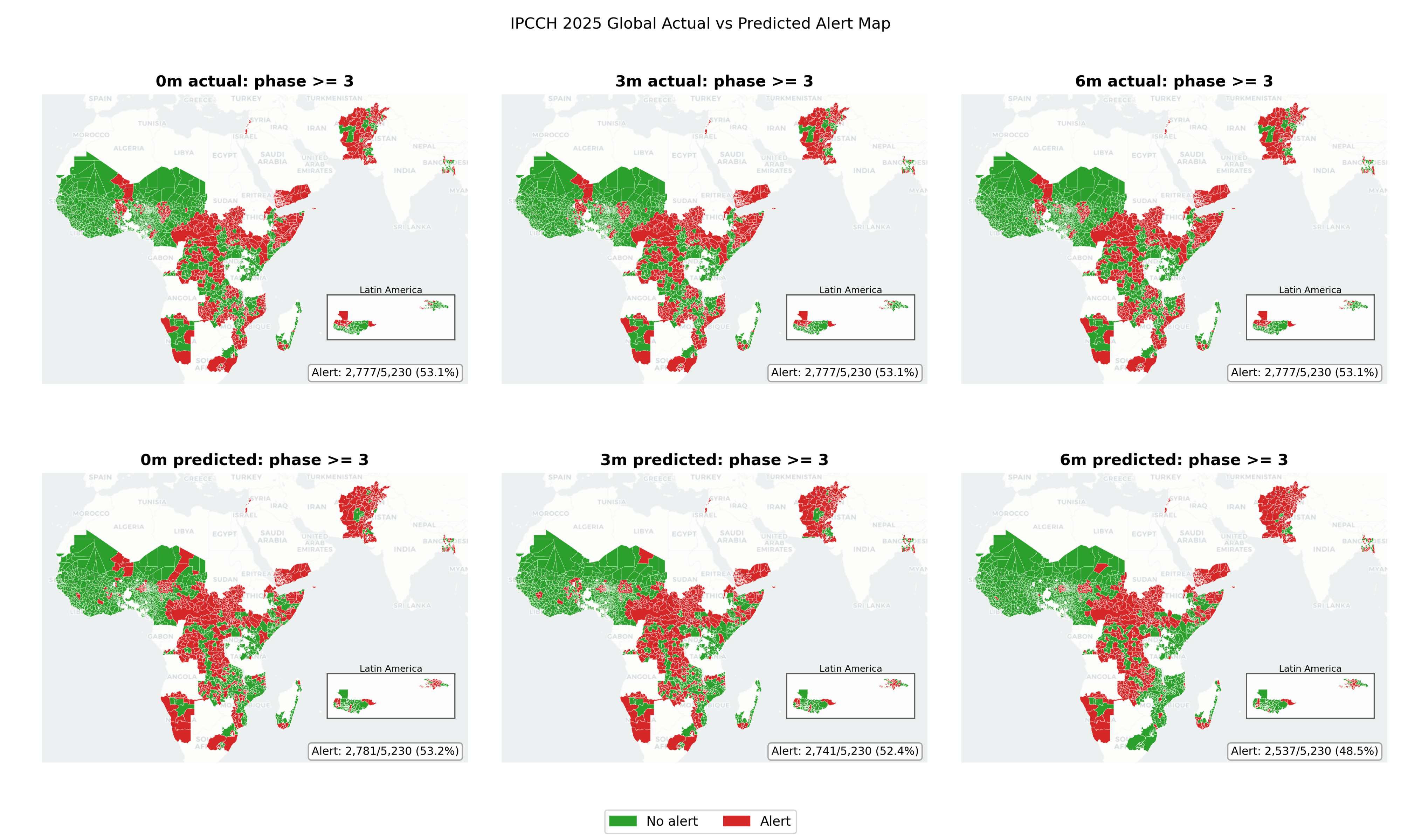 IPCCH 2025 Global Actual vs Predicted Alert Map