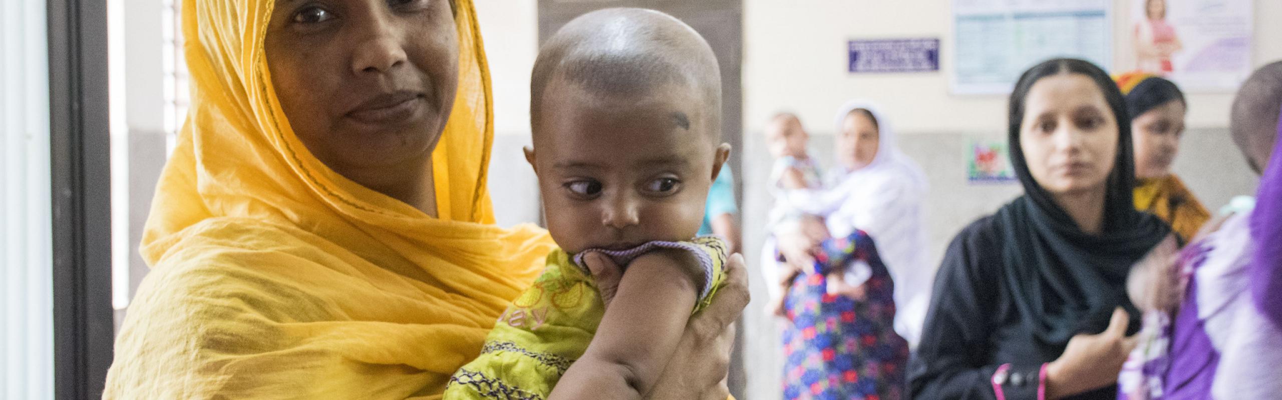 Women at health center